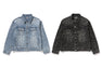 LINE CAMO JACQUARD 13OZ DENIM JACKET