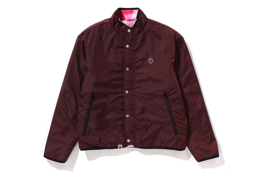 ジャケット・アウター KAJA REVERSIBLE BOA NYLON BOMBER OVY 2 Nike Big Swoosh Reversible Boa Jacket (Asia Sizing) White