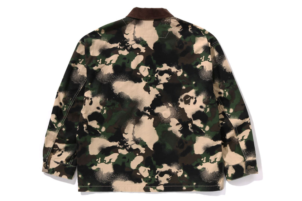 TENDERLOIN ZIP UP WORK JKT U CAMO Mサイズ SAINT MICHAEL | ST APE TRACK JACKET