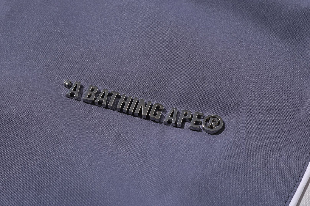 BATHING APE LOGO NYLON TRACK JACKET | bape.com