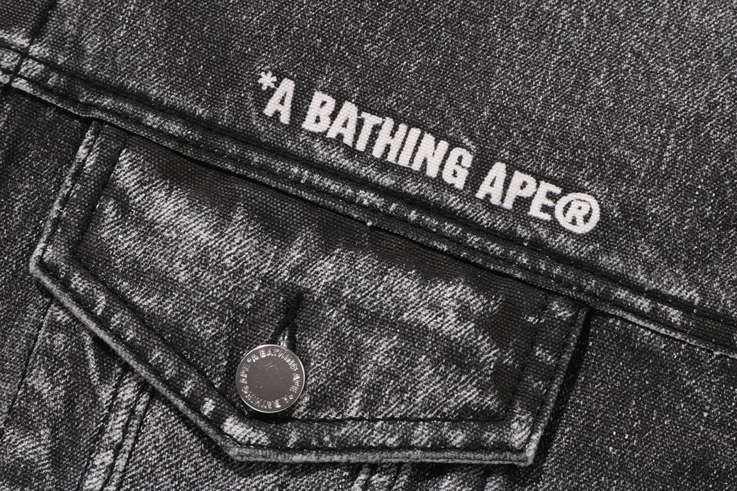 FAKE PRINT DENIM JACKET | bape.com