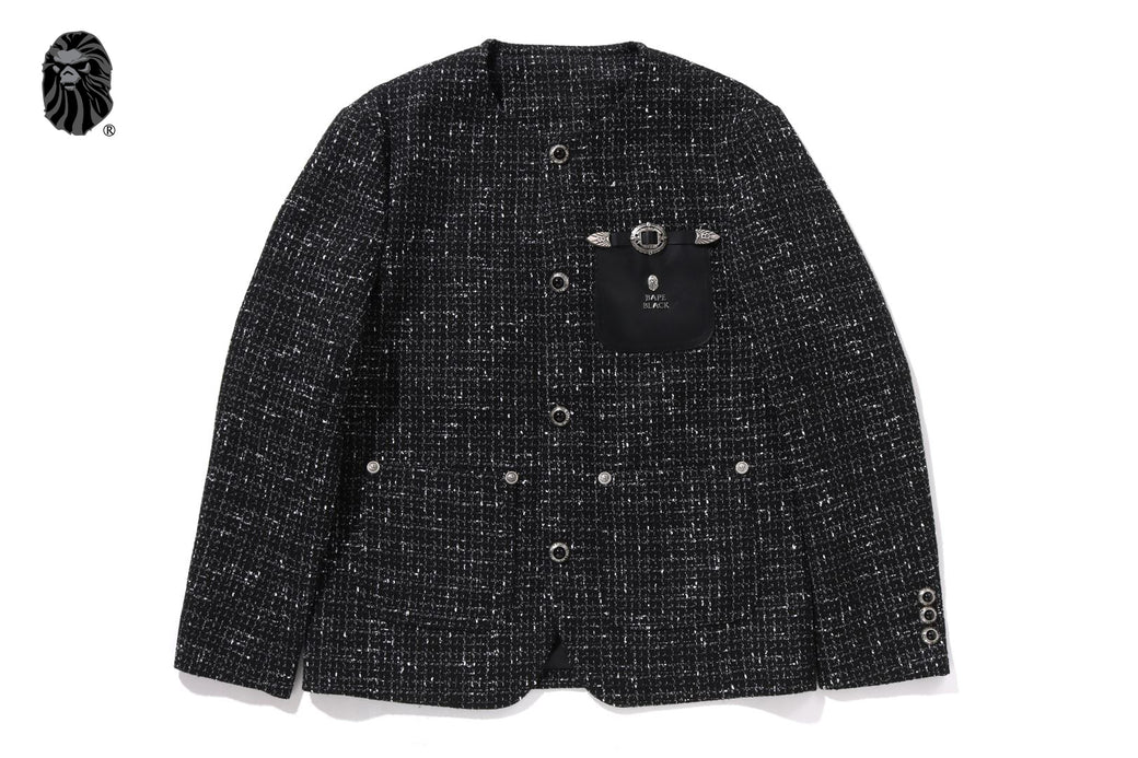 Na.e tweedsalopette ツイード サロペット S Black 楽天市場】ツイード（オールインワン・サロペット｜レディース
