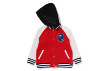 SHARK HOODIE SWEAT VARSITY JACKET