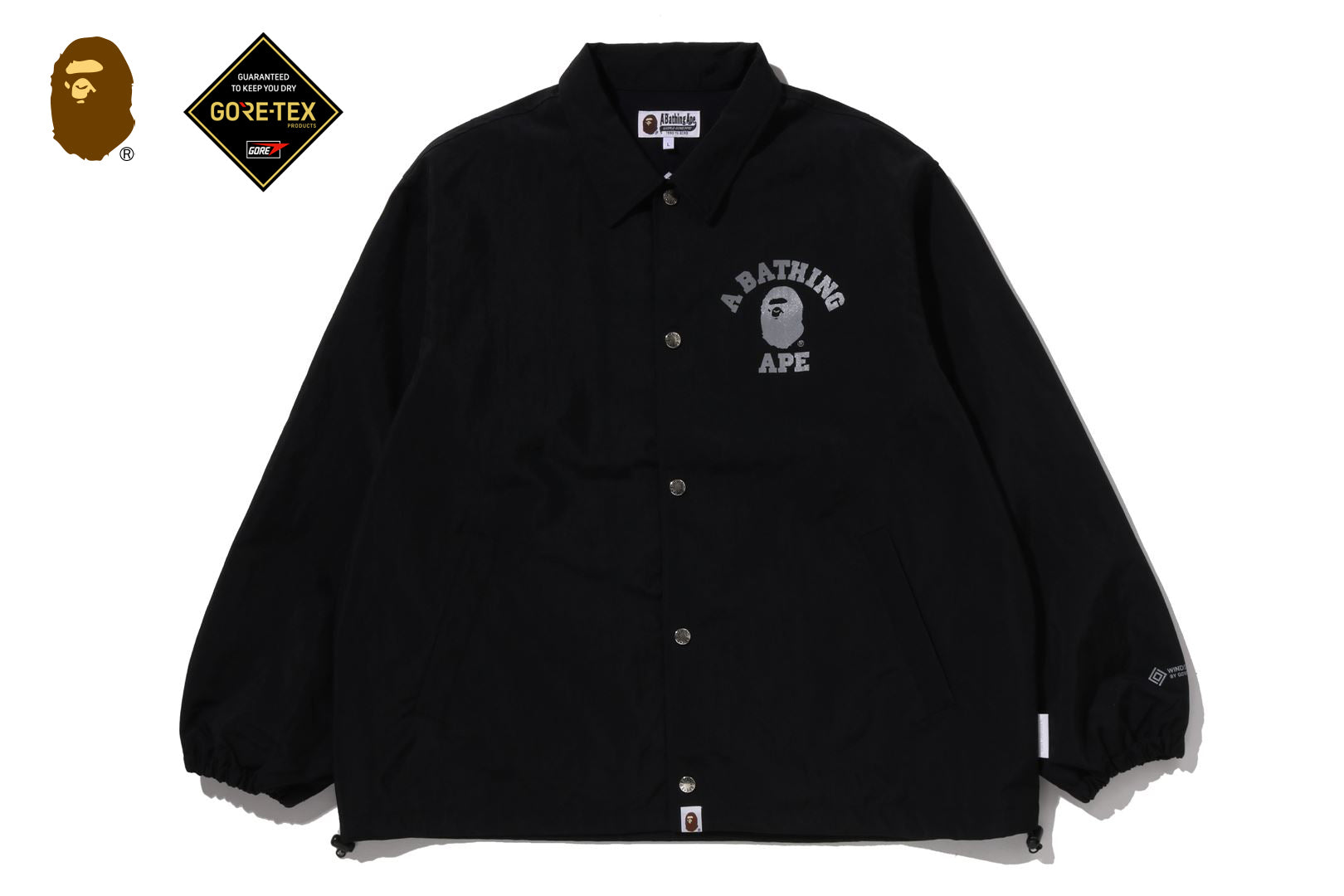 GORE-TEX WIND STOPPER COLLEGE COACH JACKET 2L | bape.com