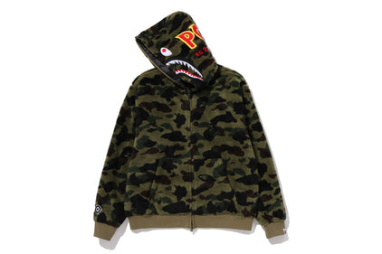 1ST CAMO 2ND SHARK BOA HOODIE JACKET