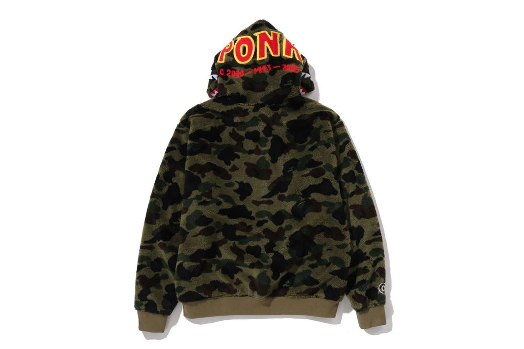 1ST CAMO 2ND SHARK BOA HOODIE JACKET | bape.com