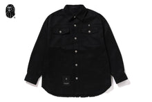 BAPE HEAD TWEED TRIMMED SHACKET #1