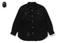 BAPE HEAD TWEED TRIMMED SHACKET #1