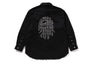 BAPE HEAD TWEED TRIMMED SHACKET #1