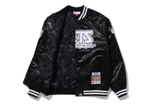 【 BAPE X M&N NBA 】NEW JERSEY NETS SATIN JACKET