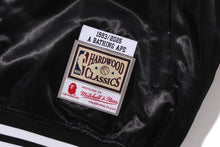 【 BAPE X M&N NBA 】NEW JERSEY NETS SATIN JACKET
