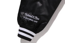 【 BAPE X M&N NBA 】NEW JERSEY NETS SATIN JACKET