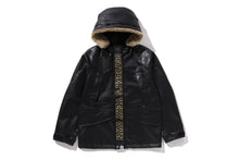 【 BAPE X OVO 】SYNTHETIC WASHABLE LEATHER SNOWBOARD JACKET