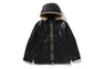 【 BAPE X OVO 】SYNTHETIC WASHABLE LEATHER SNOWBOARD JACKET