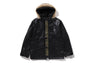 【 BAPE X OVO 】SYNTHETIC WASHABLE LEATHER SNOWBOARD JACKET