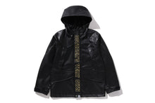 【 BAPE X OVO 】SYNTHETIC WASHABLE LEATHER SNOWBOARD JACKET