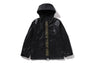 【 BAPE X OVO 】SYNTHETIC WASHABLE LEATHER SNOWBOARD JACKET