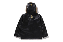 【 BAPE X OVO 】SYNTHETIC WASHABLE LEATHER SNOWBOARD JACKET