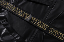 【 BAPE X OVO 】SYNTHETIC WASHABLE LEATHER SNOWBOARD JACKET