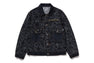 【 BAPE X OVO 】NEON 1ST CAMO JACQUARD DENIM JACKET