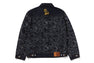 【 BAPE X OVO 】NEON 1ST CAMO JACQUARD DENIM JACKET