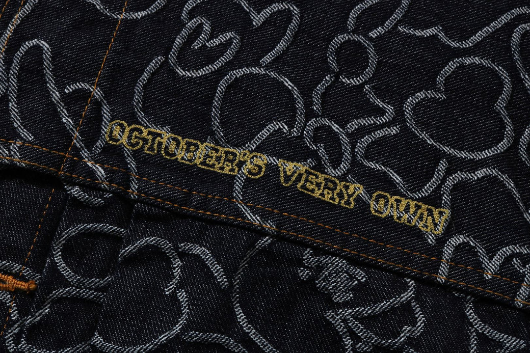 BAPE X OVO 】NEON 1ST CAMO JACQUARD DENIM JACKET | bape.com