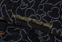 【 BAPE X OVO 】NEON 1ST CAMO JACQUARD DENIM JACKET