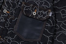 【 BAPE X OVO 】NEON 1ST CAMO JACQUARD DENIM JACKET