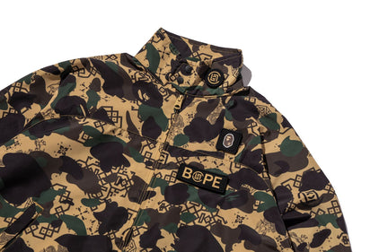 【 BAPE X CLOT 】CAMO SLEEVE DETACHABLE RAIN JACKET
