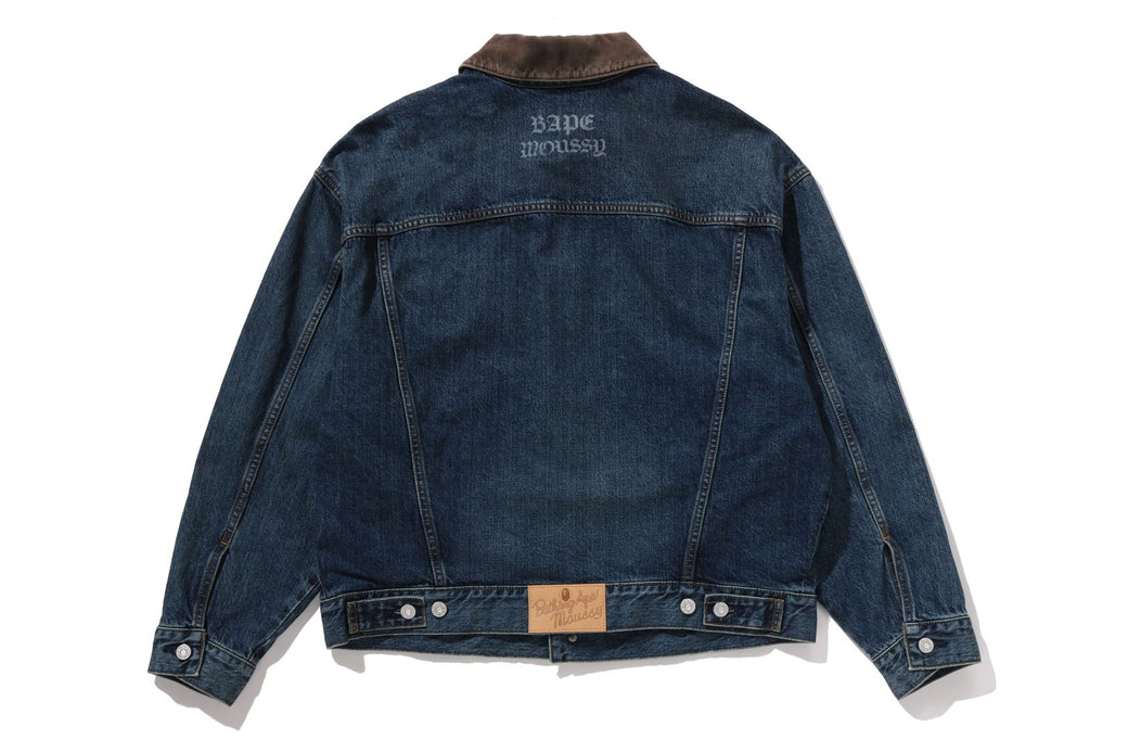 moussy / DENIM PUFFER ジャケット BAPE X MOUSSY 】OVER DENIM JACKET | bape.com