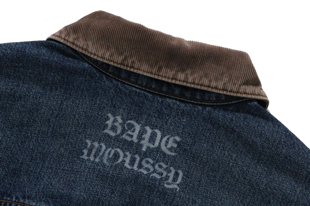MOUSSY DENIM LONGジャケット MOUSSY デニムジャケット gジャン 「セットアップ対応」OVERDYE