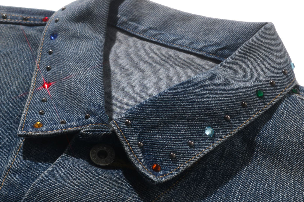 STONE  DENIMES アンコンジャケット XXXL DIESEL(ディーゼル) デニムジャケット インディゴ サイズ XL