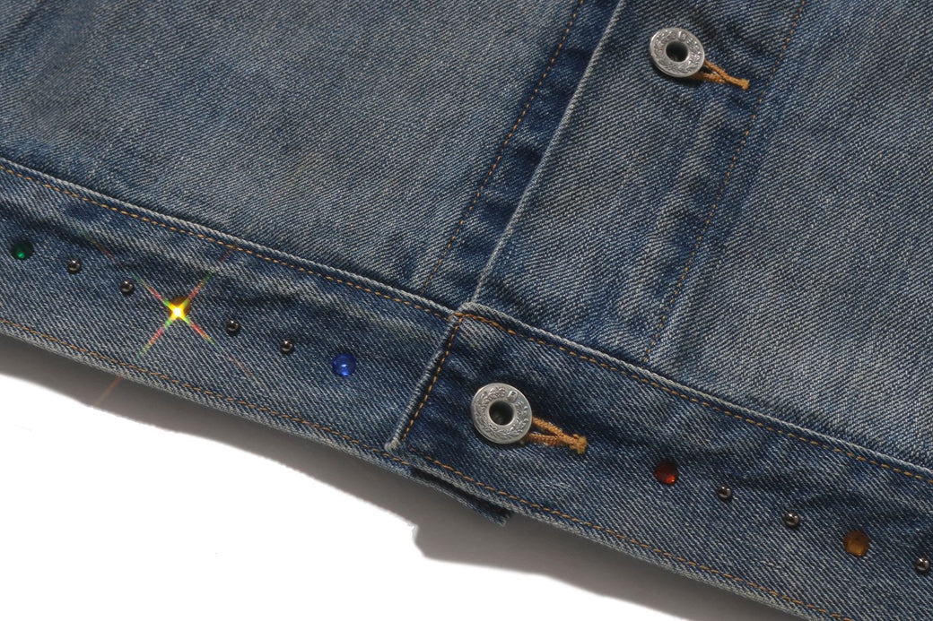 COLOR STONE DENIM JACKET | bape.com