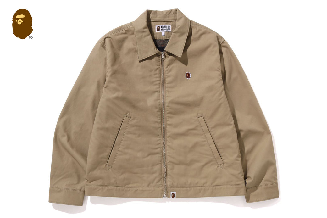 ジャケット・アウター TMKK Damaged French Work Jacket/ Beige S TMKK Damaged French Work Jacket/ Beige Herringbone(4月上旬頃
