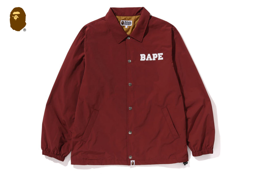 A BATHING APE コーチジャケット BAPE LOGO COACH JACKET | bape.com