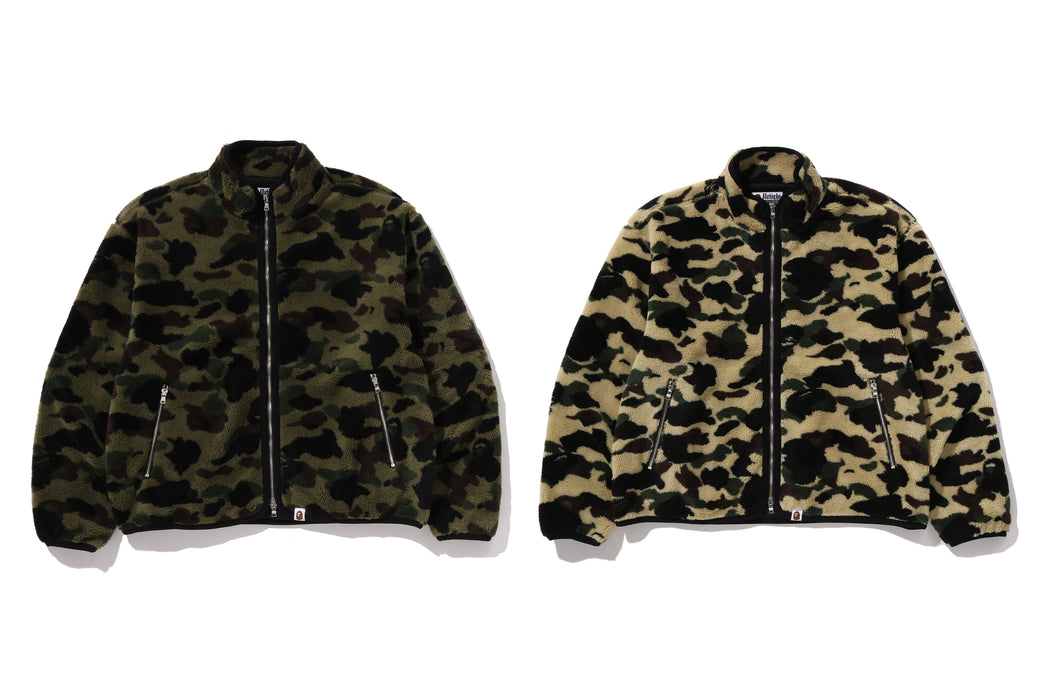 1ST CAMO FLEECE JACKET | bape.com