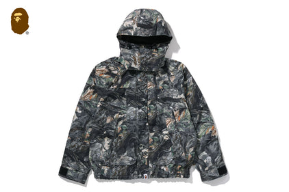 TREE EDGE CAMO HOODED SNOWBOARD JACKET