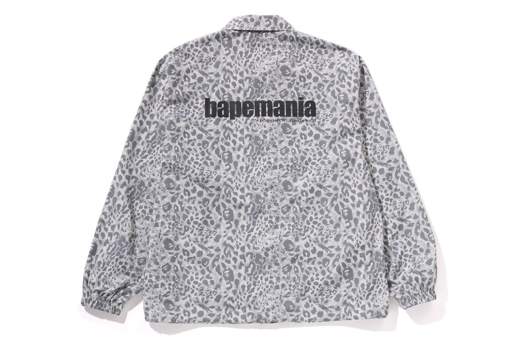 WILD LEOPARD PATTERN COACH JACKET | bape.com