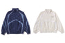 LINE CAMO METAL LOGO TRACK JACKET