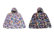 ART CAMO HOODED JACKET