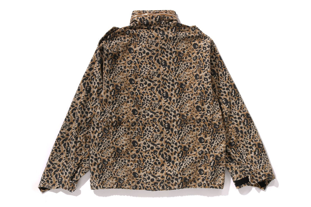 WILD LEOPARD PATTERN M-65 JACKET | bape.com