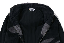 COLOR CAMO SHARK FULL ZIP SHERPA JACKET