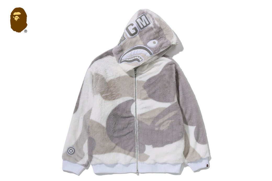 COLOR CAMO SHARK FULL ZIP SHERPA JACKET | bape.com