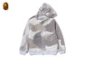 COLOR CAMO SHARK FULL ZIP SHERPA JACKET