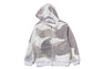 COLOR CAMO SHARK FULL ZIP SHERPA JACKET
