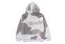 COLOR CAMO SHARK FULL ZIP SHERPA JACKET
