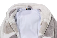 COLOR CAMO SHARK FULL ZIP SHERPA JACKET