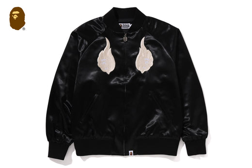 SKELETON LOGO SOUVENIR JACKET