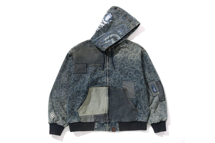 CLOUD CAMO JACQUARD UPCYCLED ACTIVE JACKET