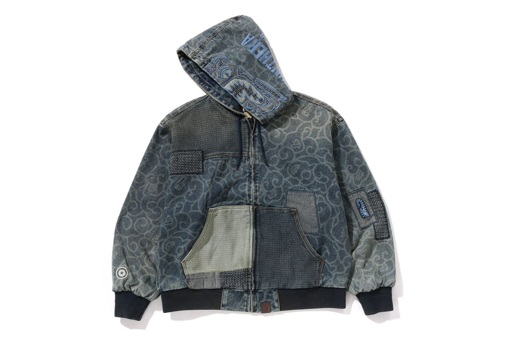 CLOUD CAMO JACQUARD UPCYCLED ACTIVE JACKET | bape.com